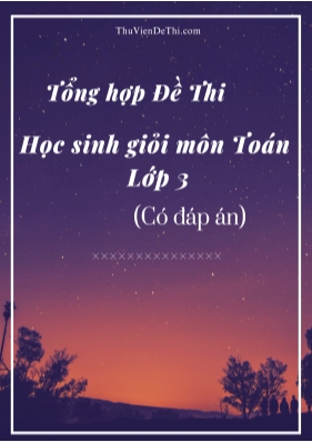 Tổng hợp Đề thi học sinh giỏi môn Toán Lớp 3 (Có đáp án)